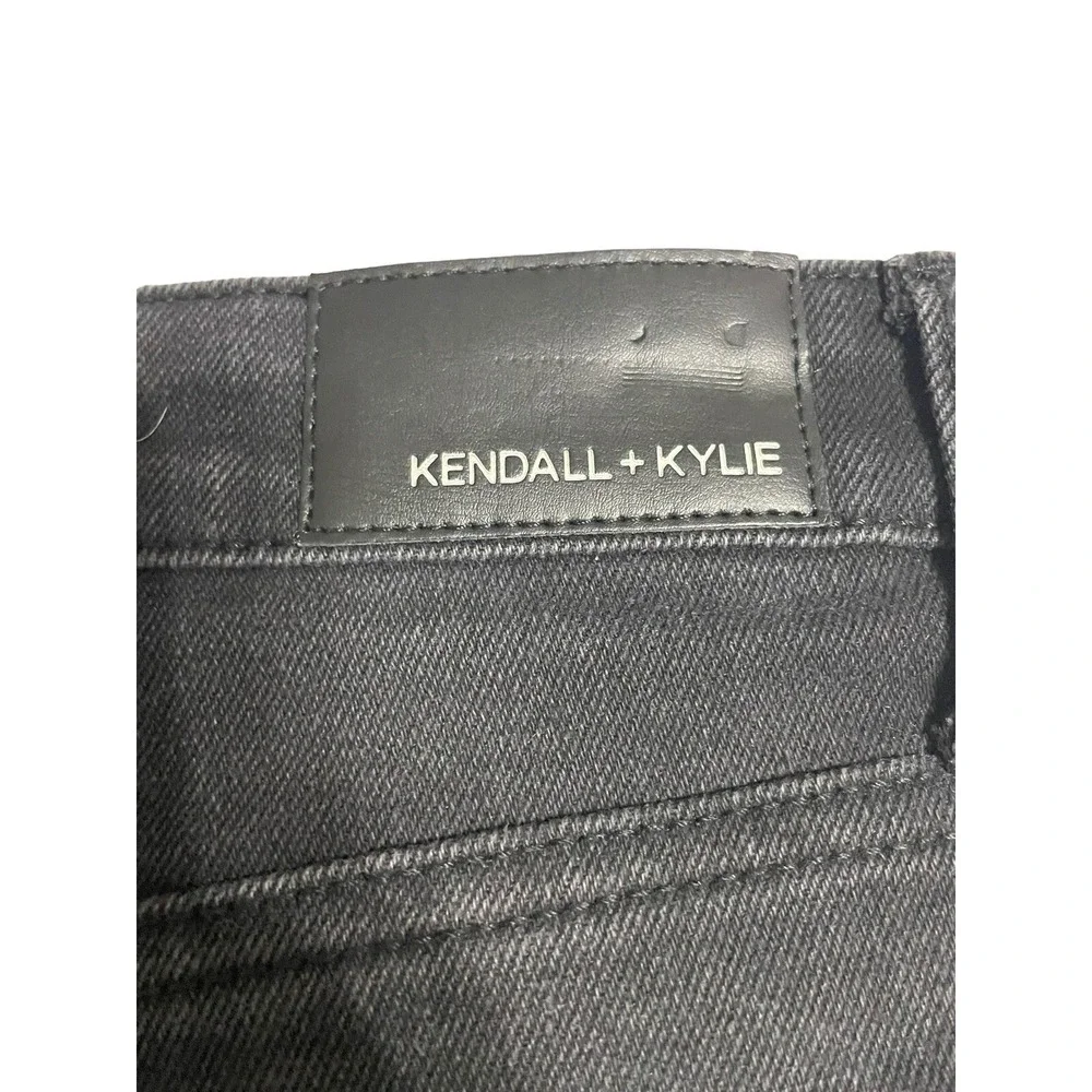 Kendall And Kylie The‎ Drifter High Rise Shorts Women's 11/30 Black Stretch Punk